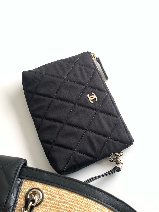 CHANEL Small Tote AS5951 Beige & black