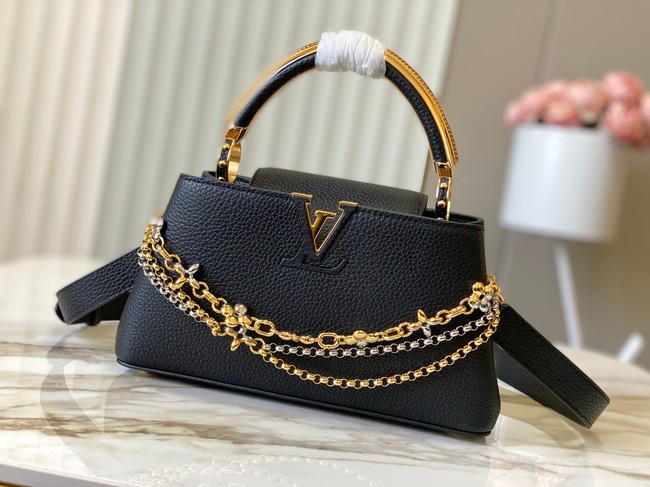 Louis Vuitton Capucines East-West BB M26345 BLACK