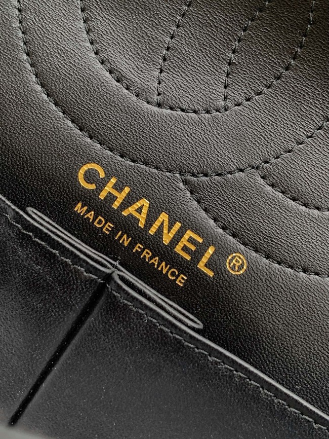 CHANEL Classic Handbag Lambskin CF1112 black