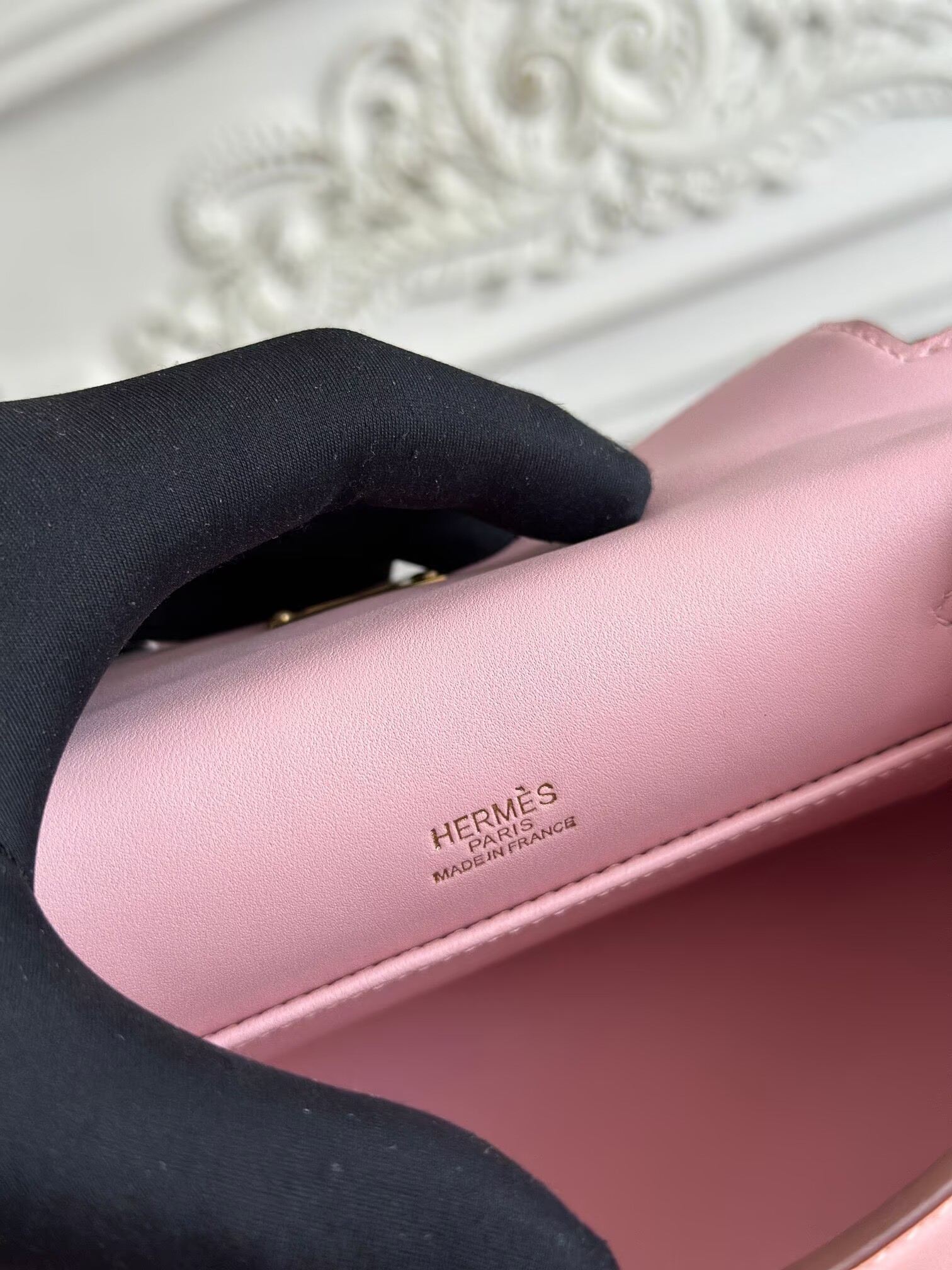 Hermes Original Swift Leather Mini Kelly K22CM H23560 Light Pink Hermes Original Swift Leather Mini Kelly K22CM H23560 Light Pink