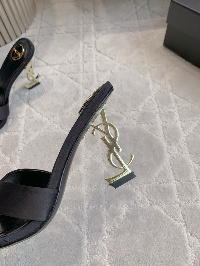 Saint Laurent CHANDELLE mules in satin crepe 15518-4