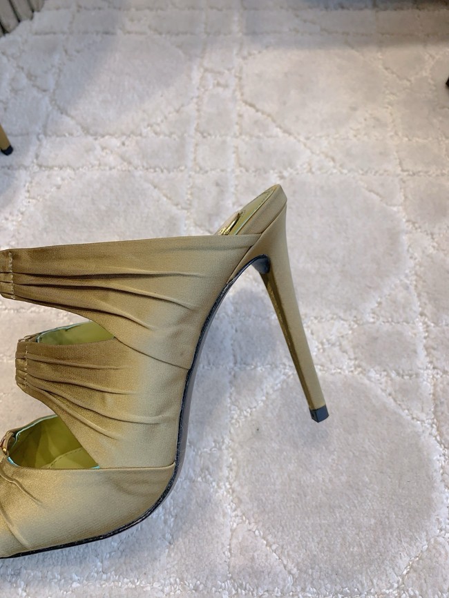 Saint Laurent EMILIE mules in satin crepe G1097-2