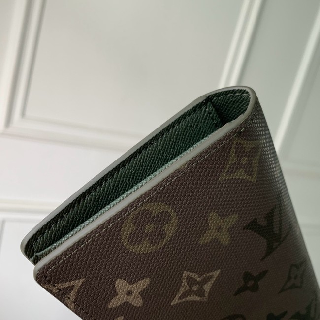 Louis Vuitton Brazza Wallet M27055 Khaki