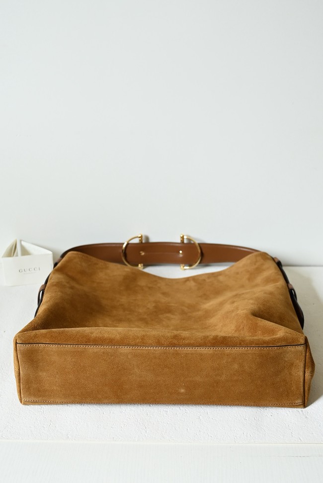 Gucci Beatrix large tote bag 850546 Variation brown suede