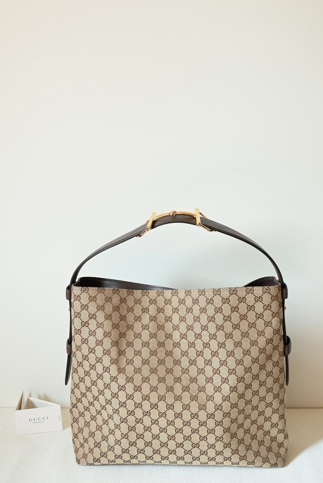 Gucci Beatrix large tote bag 850546 brown GG canvas