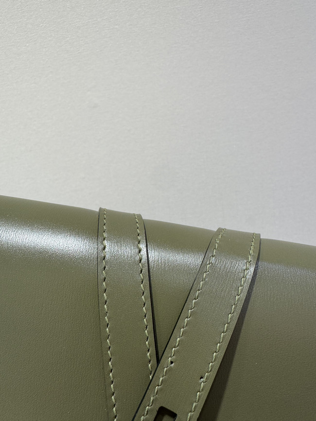 Hermes swift Leather Clutch 37568 dark green Hermes swift Leather Clutch 37568 dark green