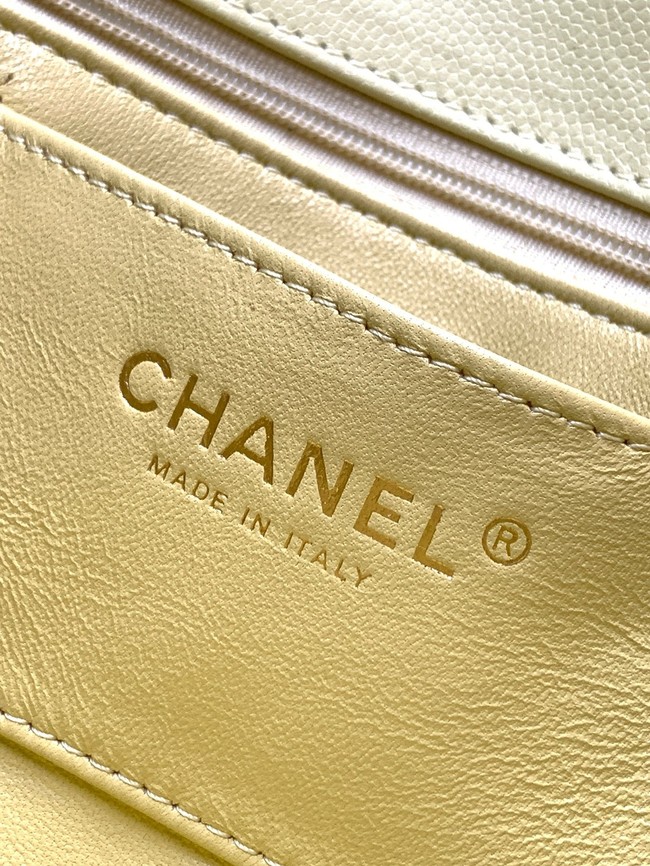 CHANEL Small Flap Bag AS6130 yellow