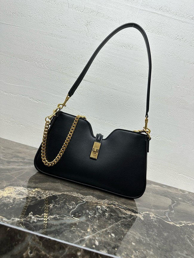 Celine SHOULDER CAMILLE 16 SOFT IN SMOOTH CALFSKIN 122073 black