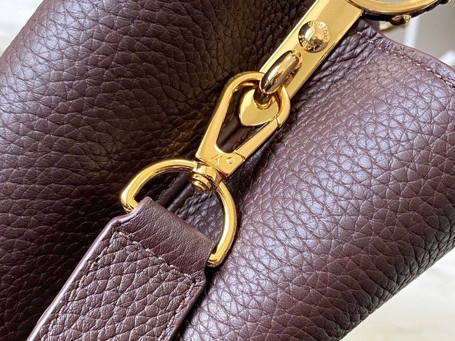 Louis Vuitton Capucines MM M23331 Chocolate&Crystal