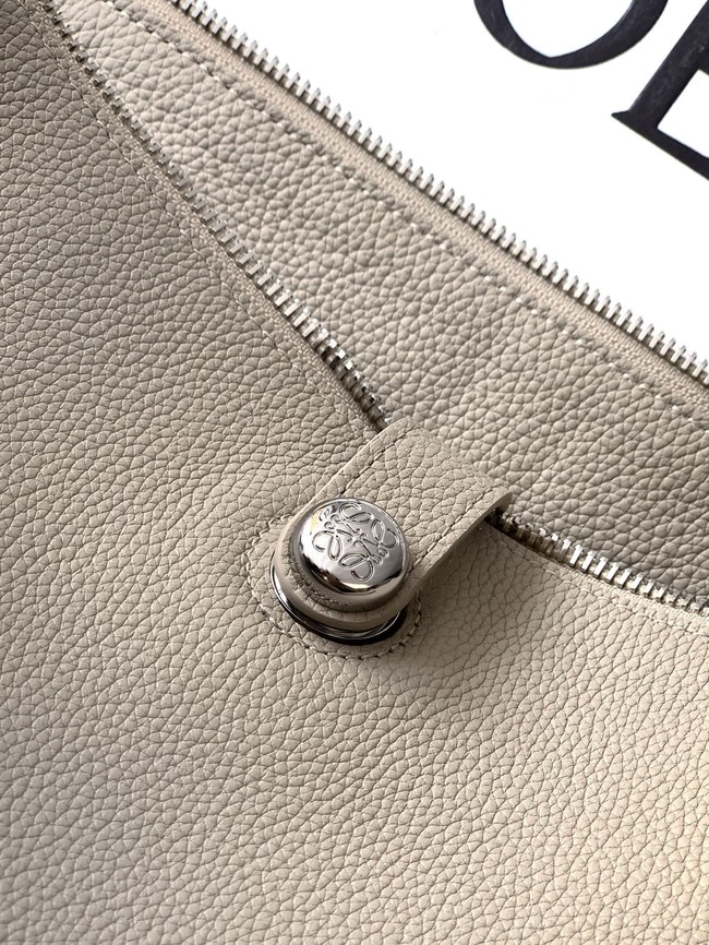 Loewe Medium soft grain leather Madrid bag 9147 gray