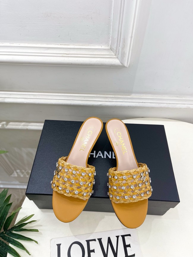 Chanel Mules Heel 5CM 55699-2