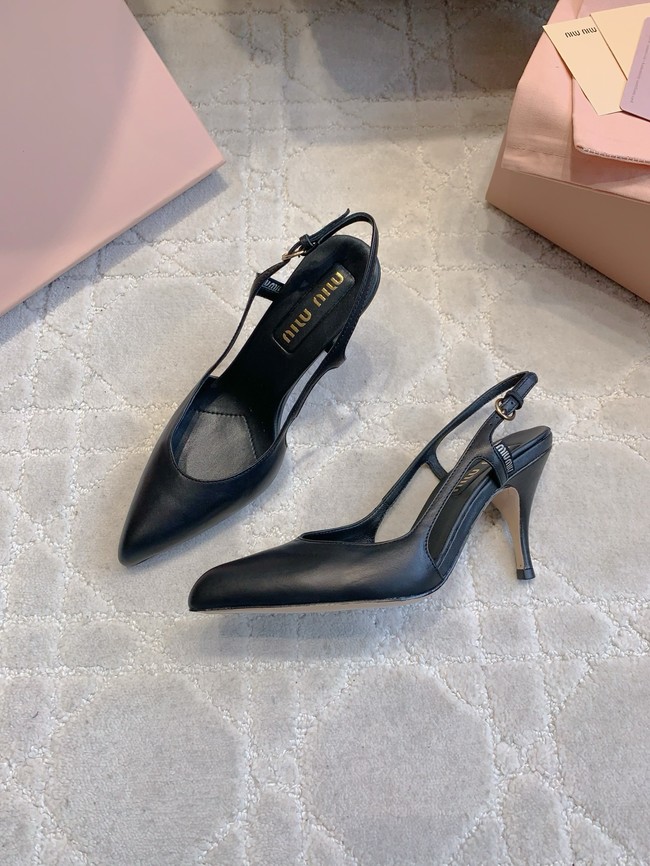 MIUMIU WOMENS Slingbacks Heel 8CM 55704-1