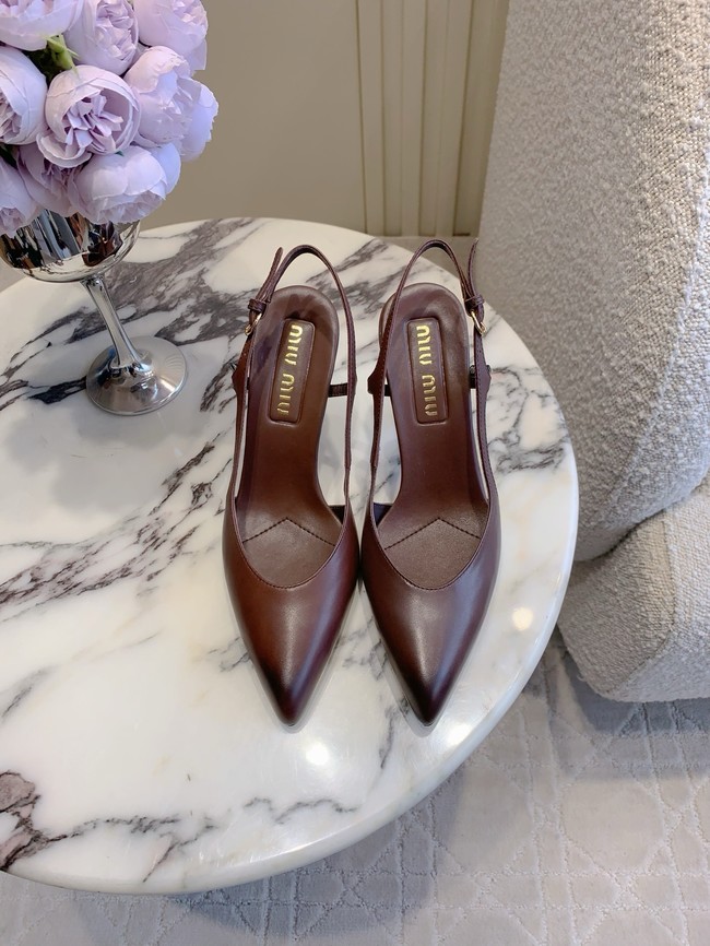 MIUMIU WOMENS Slingbacks Heel 8CM 55704-2