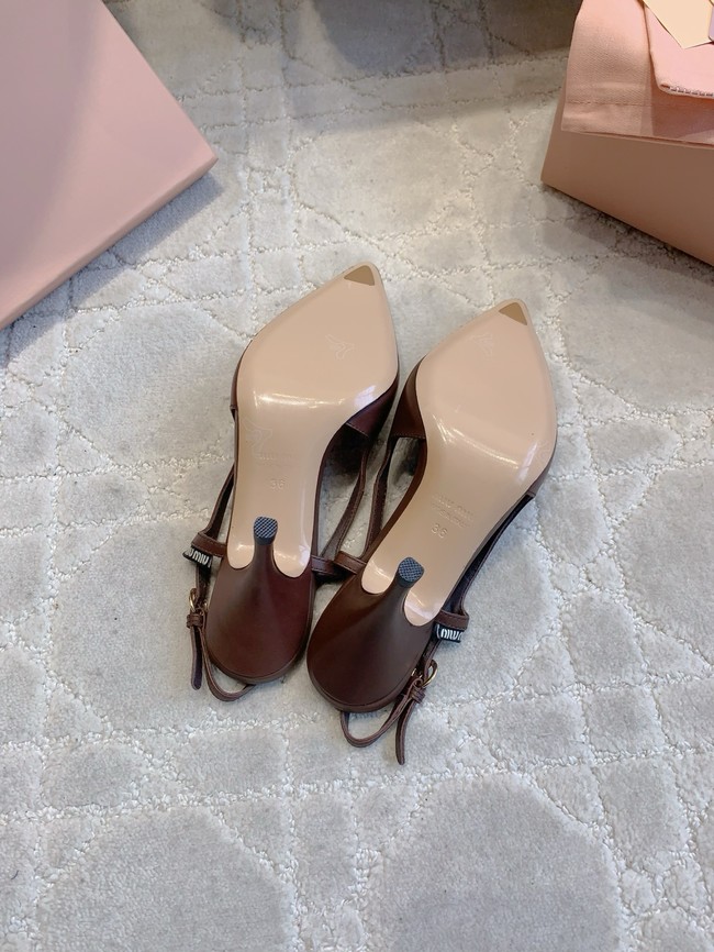 MIUMIU WOMENS Slingbacks Heel 8CM 55704-2