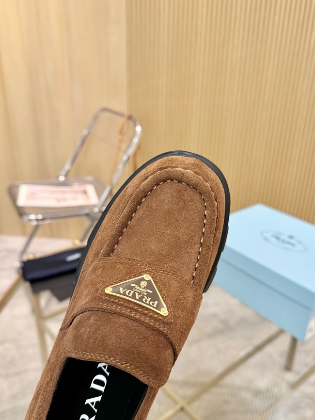 Prada suede loafers 55707-1