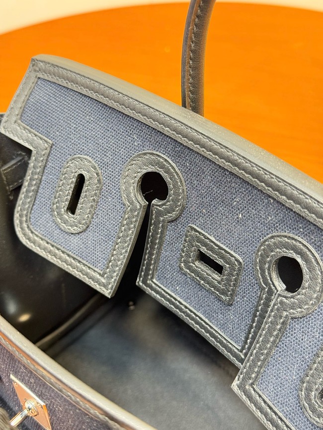 Hermes Birkin Toile & Cuir H6987-8