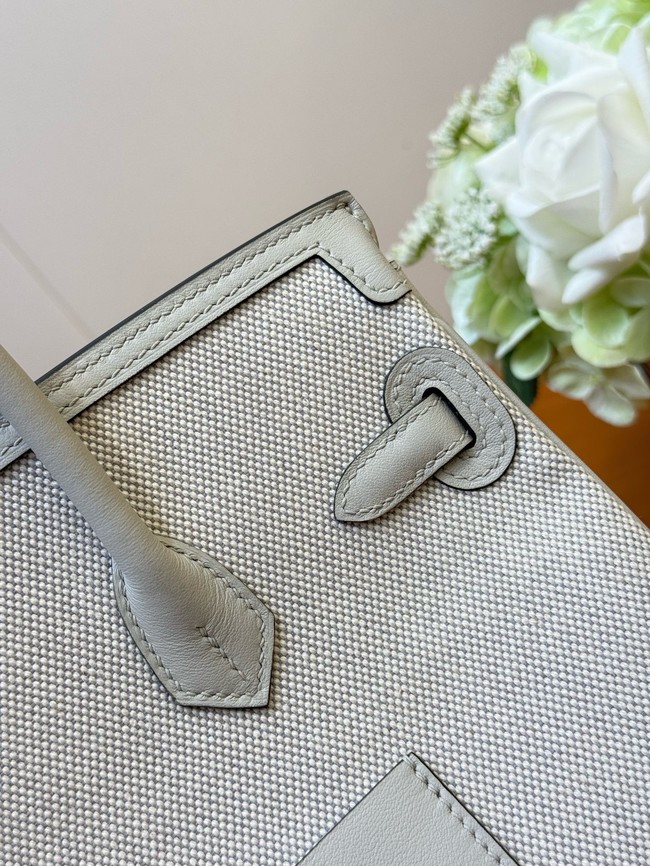 Hermes Birkin Toile & Cuir H6987-8