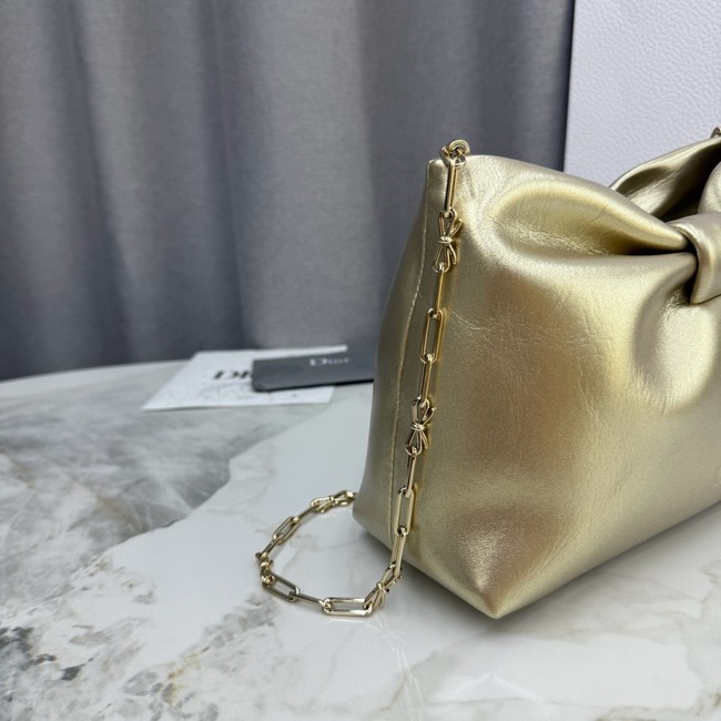 Small Dior Bow BagTourmaline Lambskin M0715O gold