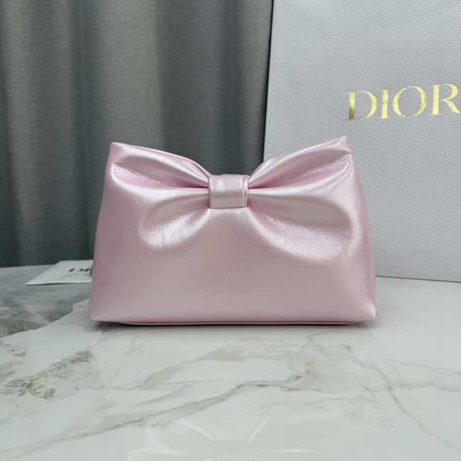 Small Dior Bow Bag Lambskin M0715O pink