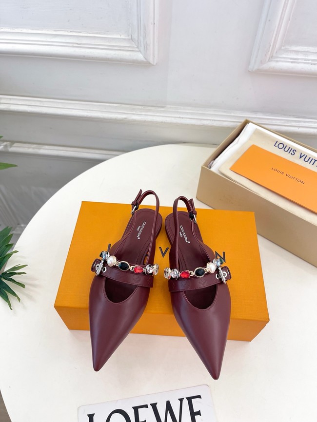 Louis Vuitton Vibe Slingback Flat Sandal  66897-4
