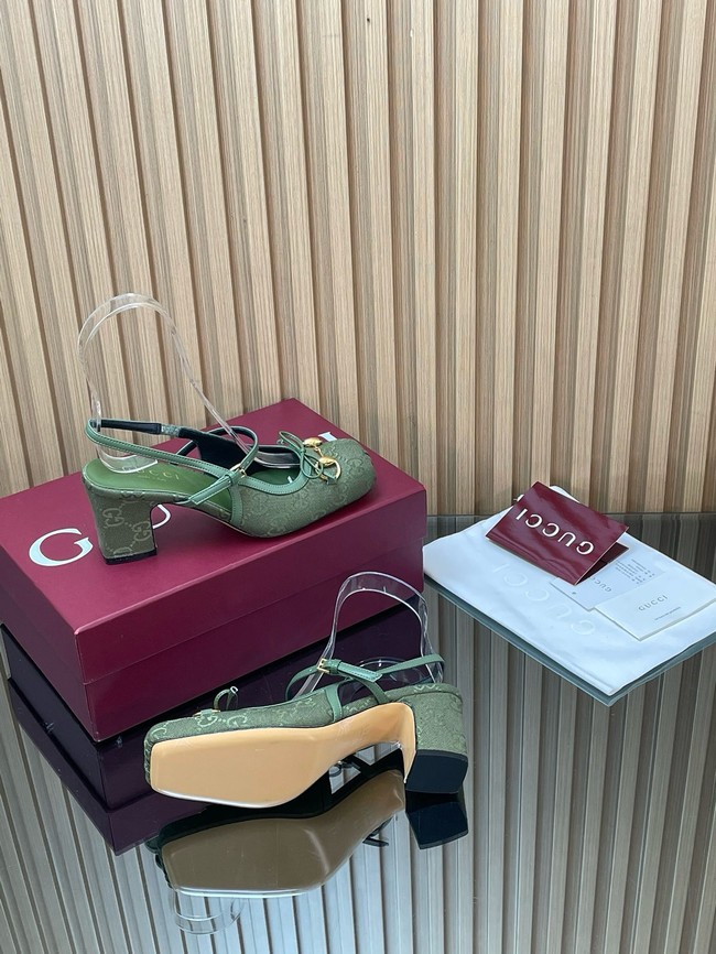 Gucci Womens slingback pump with Horsebit 66923-5