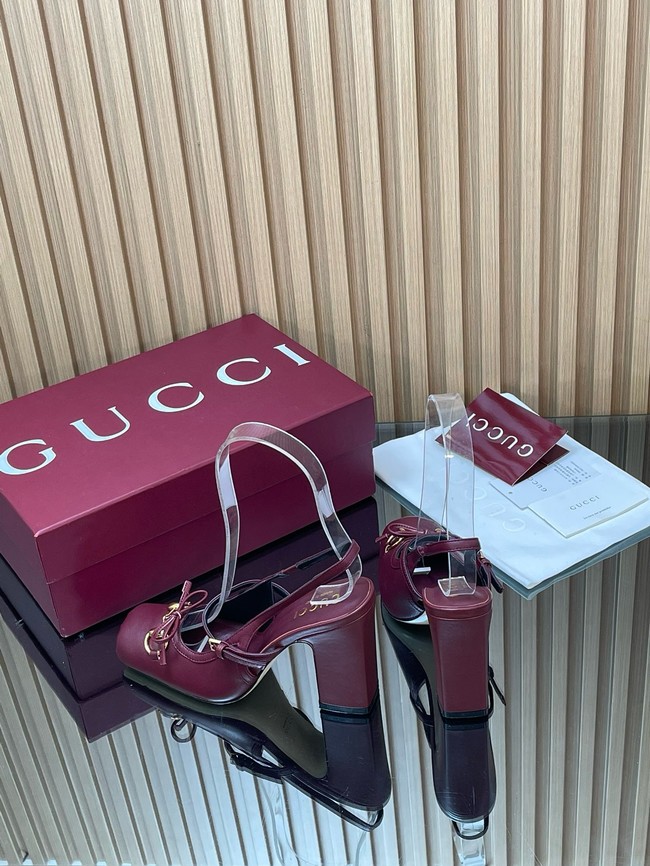 Gucci Womens slingback pump with Horsebit 66924-2