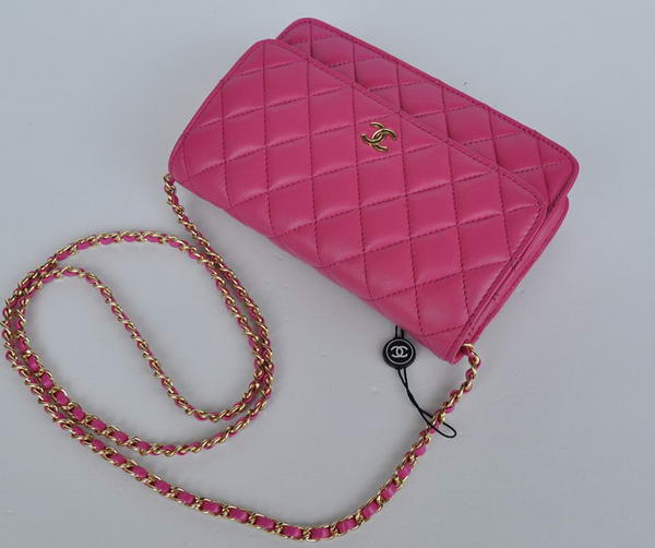 New Color Chanel A33814 Rosy Sheepskin Leather Flap Bag Gold New Color Chanel A33814 Rosy Sheepskin Leather Flap Bag Gold