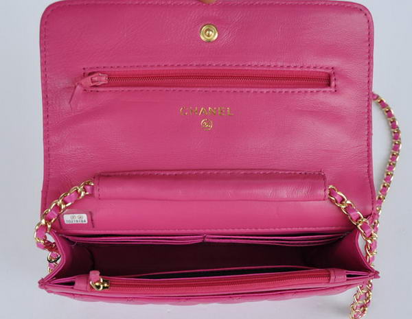 New Color Chanel A33814 Rosy Sheepskin Leather Flap Bag Gold New Color Chanel A33814 Rosy Sheepskin Leather Flap Bag Gold