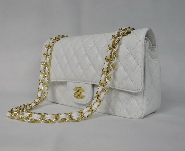 Chanel 2.55 Quilted Flap Bag 1112 White with Gold Hardware Chanel 2.55 Quilted Flap Bag 1112 White with Gold Hardware