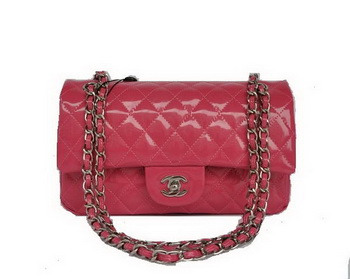 Cheap Chanel 2.55 Series Flap Bag 1112 Peach Patent Leather Silver Hardware Cheap Chanel 2.55 Series Flap Bag 1112 Peach Patent Leather Silver Hardware