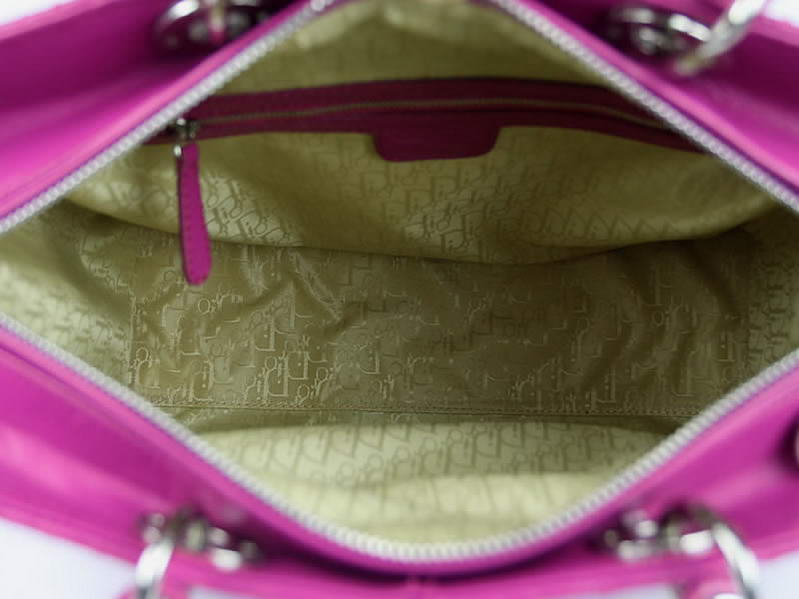 Christian Dior Lambskin Bags Lady Dior Bag CAL44550 Purple Silver Christian Dior Lambskin Bags Lady Dior Bag CAL44550 Purple Silver