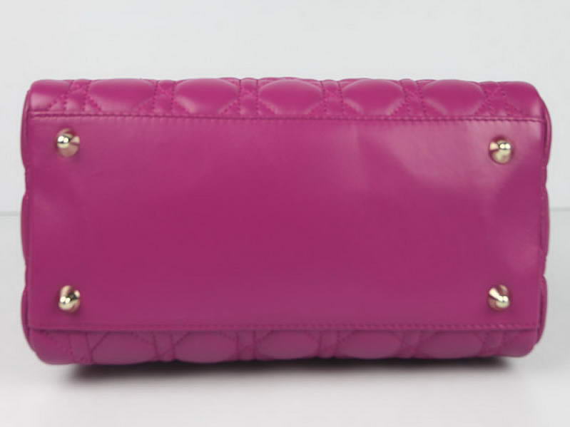 Christian Dior Lambskin Bags Lady Dior Bag CAL44550 Purple Silver Christian Dior Lambskin Bags Lady Dior Bag CAL44550 Purple Silver