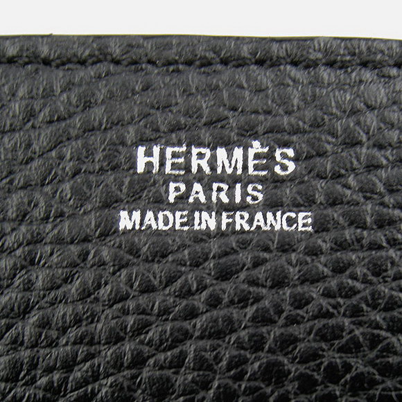 Hermes Black Cow Leather Messenger Bags H2811 Hermes Black Cow Leather Messenger Bags H2811