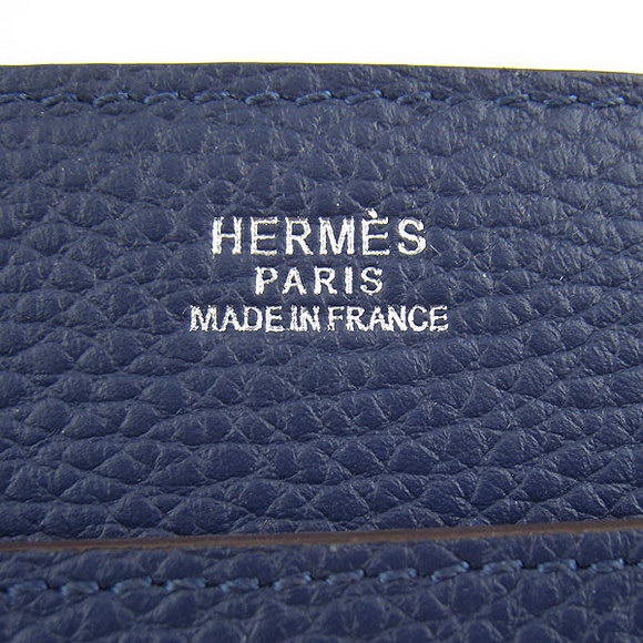 Hermes Deep-Blue Cow Leather Messenger Bags H2811 Hermes Deep-Blue Cow Leather Messenger Bags H2811