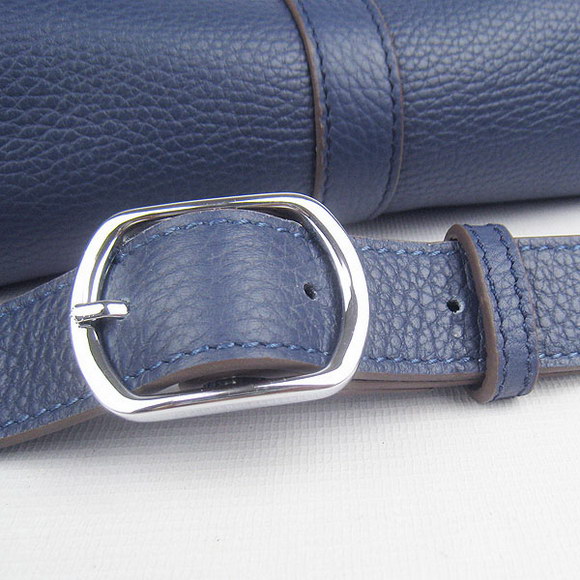 Hermes Deep-Blue Cow Leather Messenger Bags H2811 Hermes Deep-Blue Cow Leather Messenger Bags H2811