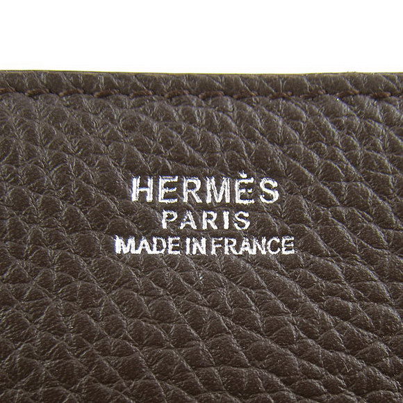 Hermes Deep-Coffee Cow Leather Messenger Bags H2811 Hermes Deep-Coffee Cow Leather Messenger Bags H2811