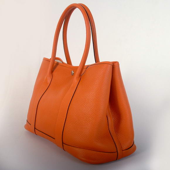 Hermes Garden Party 36CM Bag Clemence Orange Hermes Garden Party 36CM Bag Clemence Orange