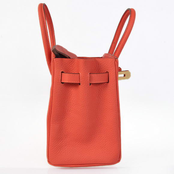 Hermes Birkin 30CM Tote Bags Pompadour Grain Leather Gold Hermes Birkin 30CM Tote Bags Pompadour Grain Leather Gold