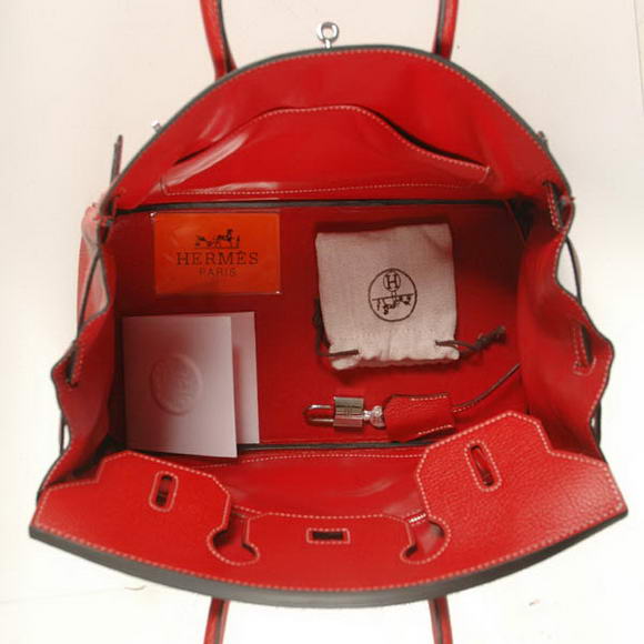 Hermes Birkin 30CM Tote Bags Smooth Togo Leather Red Hermes Birkin 30CM Tote Bags Smooth Togo Leather Red