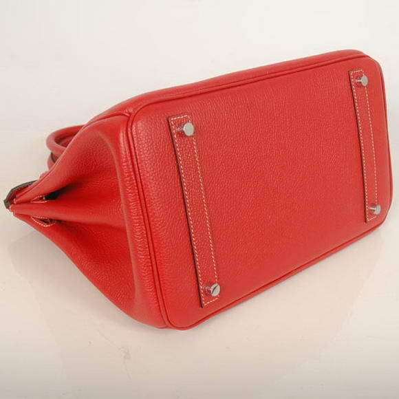 Hermes Birkin 30CM Tote Bags Smooth Togo Leather Red Hermes Birkin 30CM Tote Bags Smooth Togo Leather Red
