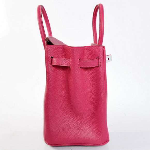 Hermes Birkin 35CM Tote Bags Togo Leather Peach Silver