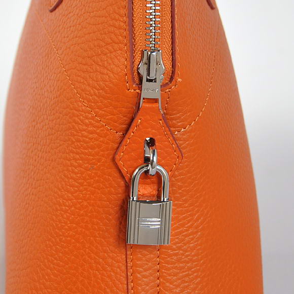 Hermes Bolide 31CM Tote Bags Clemence H1031 Orange