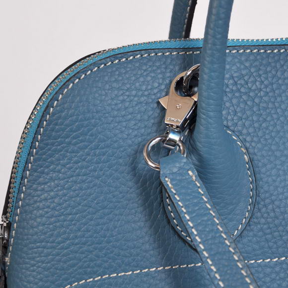 Hermes Bolide 37CM Tote Bags Clemence H1037 Blue Hermes Bolide 37CM Tote Bags Clemence H1037 Blue