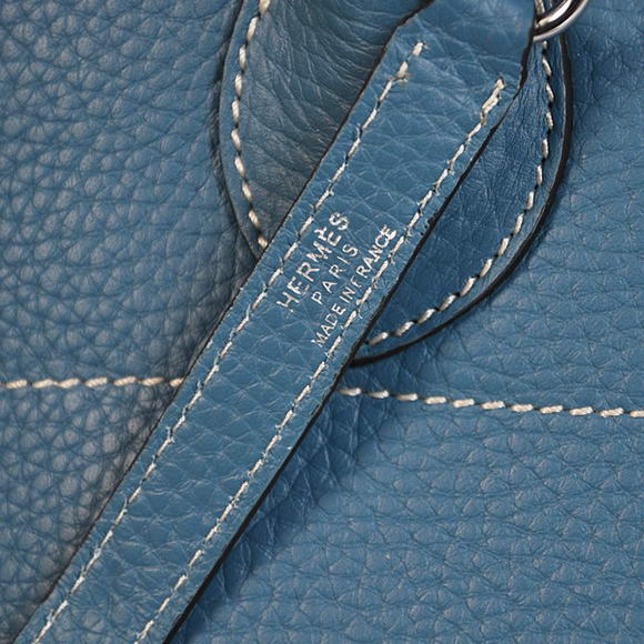 Hermes Bolide 37CM Tote Bags Clemence H1037 Blue Hermes Bolide 37CM Tote Bags Clemence H1037 Blue