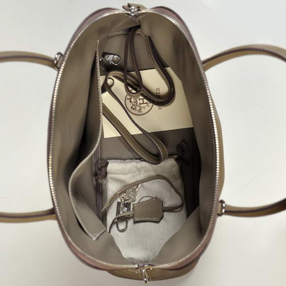 Hermes Bolide 37CM Tote Bags Clemence H1037 Grey Hermes Bolide 37CM Tote Bags Clemence H1037 Grey