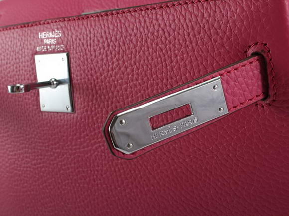 Hermes Kelly 32cm Togo Leather Handbags 6018 Roseo Silver Hermes Kelly 32cm Togo Leather Handbags 6018 Roseo Silver