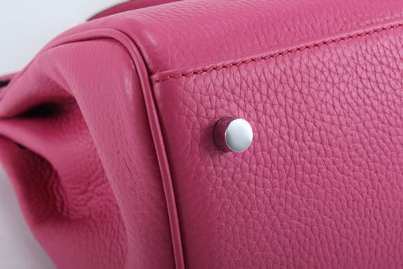Hermes Kelly 32cm Togo Leather Handbags 6018 Roseo Silver Hermes Kelly 32cm Togo Leather Handbags 6018 Roseo Silver