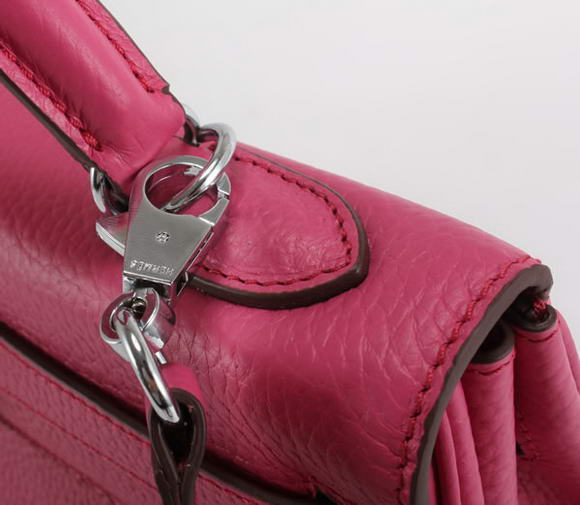 Hermes Kelly 32cm Togo Leather Handbags 6018 Roseo Silver Hermes Kelly 32cm Togo Leather Handbags 6018 Roseo Silver