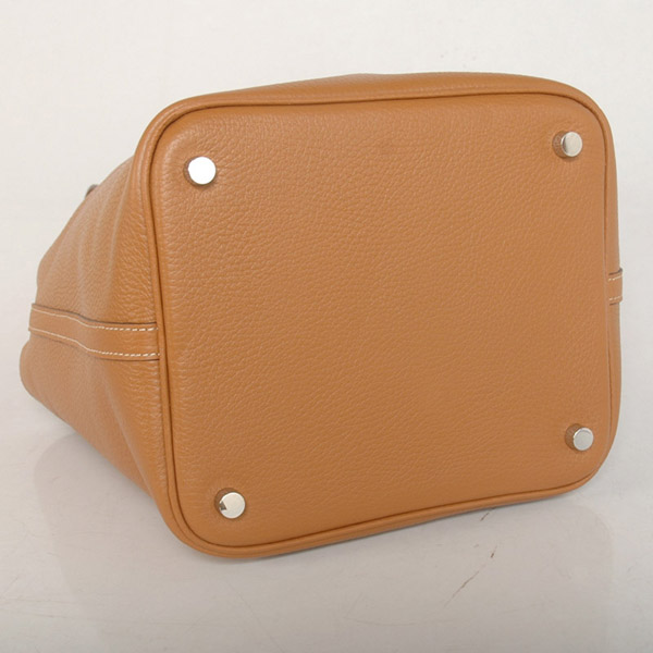 Hermes Picotin Lock PM Taurillon Clemence Leather Silver Hardware Gold Hermes Picotin Lock PM Taurillon Clemence Leather Silver Hardware Gold