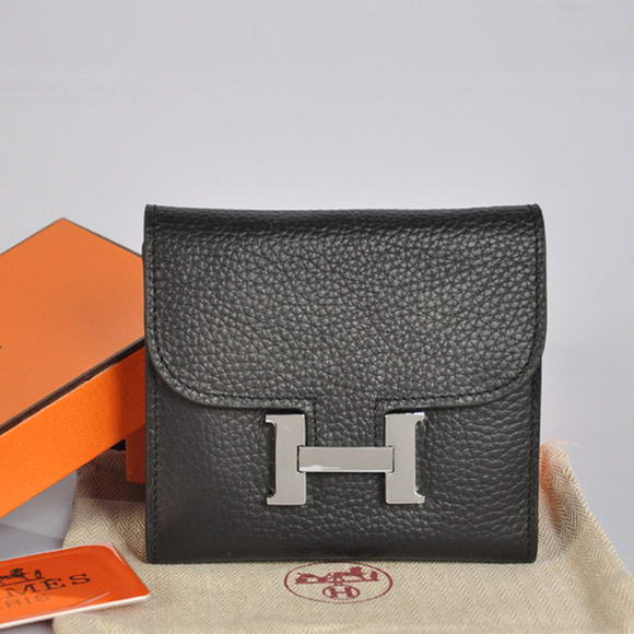 Hermes Constance Wallets Togo Leather A608 Black Hermes Constance Wallets Togo Leather A608 Black